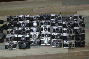 ８　レンジファインダーまとめ　Yashica electro35 minolta konica C35 olympus-35 mamiya Aires35 canon canonet G-III