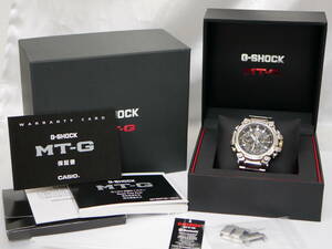 #1783 CASIO MTG-B3000D-1A9JF G-shock MT-G 23年11月購入品 Bluetooth アナデジ腕時計