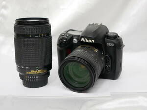 #1980 NIKON D100 AF-S 24-85mm AF 70-300mm D ニコン デジタル一眼レフカメラ