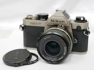 #1663 NIKON FM2/T NIKKOR 35mm F2.8 ai-s ニコン 一眼レフフィルムカメラ チタンボディ レンズ付き