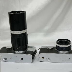 #2436 Olympus pen-FT 38mm F2.8 150mm F4 オリンパスペン ハーフサイズカメラ2台セット 一眼レフフィルムカメラの画像2