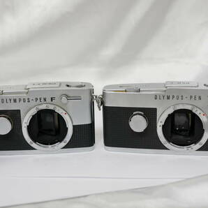 #2436 Olympus pen-FT 38mm F2.8 150mm F4 オリンパスペン ハーフサイズカメラ2台セット 一眼レフフィルムカメラの画像6