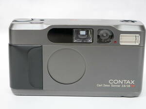 #0150 CONTAX T2 Sonnar 38mm F2.8 carl zeiss コンタックス チタンブラック コンパクトフィルムカメラ