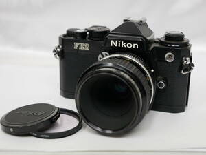 #7588 NIKON FE2 micro-nikkor 55mm F3.5 ニコン 一眼レフフィルムカメラ 