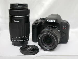 #7502 CANON EOS KISS X9i EF-S 18-55mm 55-250mm IS STM double zoom lens digital single‐lens reflex camera Canon 