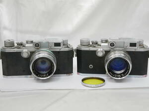 #7497 Canon iii 50mm F1.8 レンジファインダー 2台 キャノン フィルムカメラ