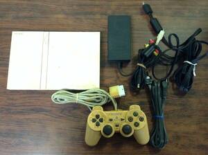 SONY PlayStation2 PS2 Slim console SCPH-77000 controller set tested ソニー プレステ2 スリム 本体 セット 動作確認済 D522 