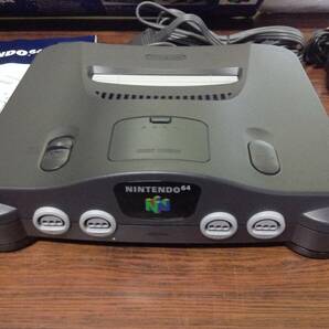 Nintendo N64 console controller set w/box tested 任天堂 N64 本体 コントローラー 箱付き 動作確認済 C426の画像3