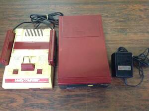 Nintendo Famicom 2consoles tested 任天堂 ファミコン 本体2台 動作確認済 D605P