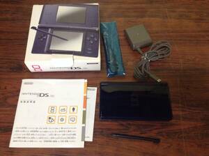 Nintendo DS lite console w/box working tested 任天堂 DS 本体1台 箱付 動作確認済 D611K