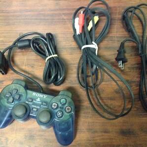 SONY PlayStation2 PS2 console SCPH-10000 controller set w/box tested ソニー プレステ2 本体 コントローラ 箱付 動作確認済 D613Oの画像5