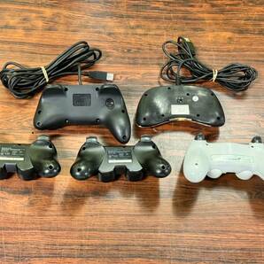 SONY Playstation PS3 PS4 5controllers working ソニー プレステ PS3 PS4 コントローラ 5台 動作品あり D625Sの画像2