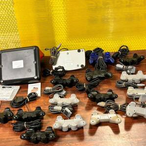 SONY Playstation PS3 PS2 PS1 16controllers working ソニー プレステ PS3 PS2 PS1 コントローラ 16台 動作品有 D650Sの画像4