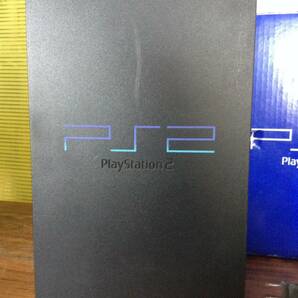 SONY PlayStation2 PS2 console SCPH-15000 controller set w/box tested ソニー プレステ2 本体 コントローラ 箱付き D499の画像2