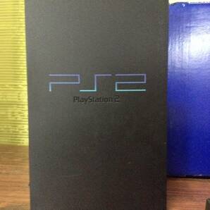 SONY PlayStation2 PS2 console SCPH-10000 controller set w/box tested ソニー プレステ2 本体 コントローラ 箱付 動作確認済 D613Oの画像2