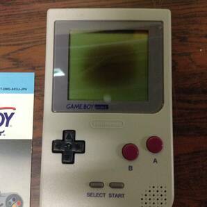 Nintendo Game boy Gameboy pocket console w/box tested 任天堂 ゲームボーイ ポケット 本体1台 箱付 動作確認済 D615の画像2