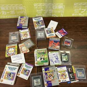 Nintendo Gameboy Gameboy color 7games w/box tested 任天堂 ゲームボーイ カラー ゲーム7本 箱説明書付 動作確認済 D539の画像1