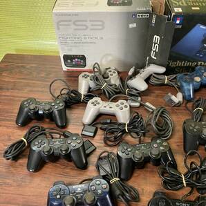 SONY Playstation PS3 PS2 PS1 28controllers working ソニー プレステ PS3 PS2 PS1 コントローラ 28台 動作品有 D565の画像2