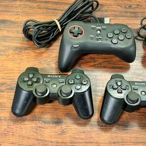 SONY Playstation PS3 PS4 5controllers working ソニー プレステ PS3 PS4 コントローラ 5台 動作品あり D625Sの画像3