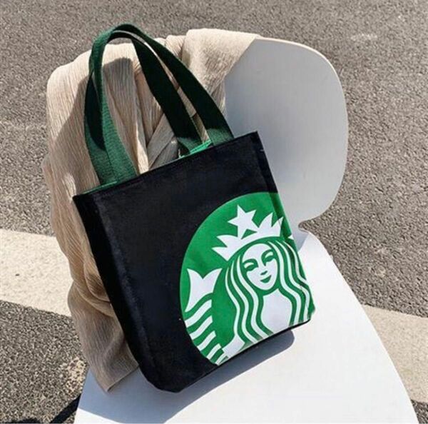 スターバックス トートバッグ　スタバ　海外限定　ブラック　黒 STARBUCKS