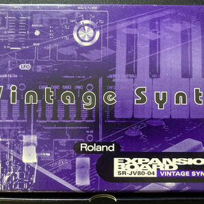 [動作品] Roland ローランド SR-JV80-04 Vintage Synth ヴインテージシンセ エクスパンションボード Expansion Board JV-2080 JD-990用等の画像1