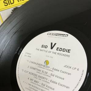 SID VICIOUS V EDDIE COCHRAN BATTLE OF THE ROCKERS UK盤 LP レコード シド・ヴィシャス エディ・コクラン SOMTHN’ ELSE COMON EVERYBODYの画像4