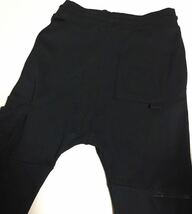 ZARA セミ サルエル スキニー スウェット パンツ S ブラック ザラ sarrouel skinny sweat pants BLACK 黒 スリム カーゴ パンツ_画像5