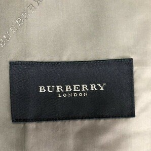 ★シルク混★バーバリーロンドン BURBERRY LONDON テーラードジャケット L グレー ウール 絹 サイドベンツ ブレザー メンズの画像3