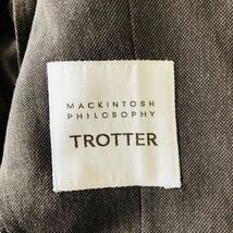 マッキントッシュフィロソフィー　MACKINTOSH PHILOSOPHY TROTTER　スーツ　セットアップ　テーラードジャケット　M　ブラウン　綿_画像3