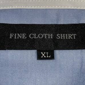 FINE CLOTH SHIRT 長袖 クレリック BD シャツ XL 空白の画像4