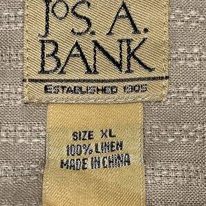 JOS.A.BANK 長袖 麻100% シャツ 2XL 肌 ビッグサイズの画像4