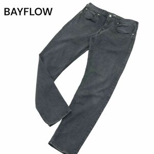 Bayflow Bayflow Skinny ★ Используется обработанные растягиваемые джинсовые брюки джинсы Sz.5 Мужской большой размер A4B01748_3#R