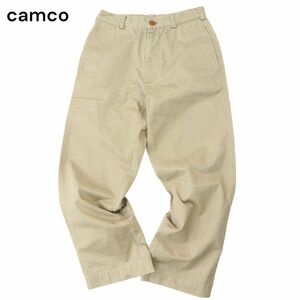CAMCO cam ko через год * распорка хлопок tsu il брюки-чинос брюки из твила Sz.XS мужской бежевый A4B02010_4#R