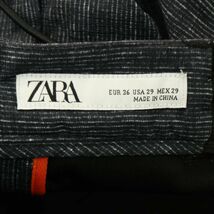 ZARA ザラ マン 通年 現行タグ★ ストレッチ ストライプ イージー テーパード パンツ Sz.29　メンズ　A4B02107_4#R_画像8