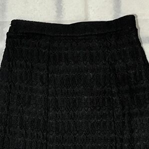 ハニーズ グラシア マーメイド レース スカート (L、ブラック )の画像3