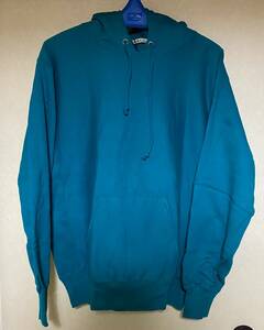 AURALEE・オーラリー・HIGH COUNT HEAVY SWEAT P/O PARKA・A22AP01HU・サイズ５・TEAL GREEN・未使用極美品・定価33,000円