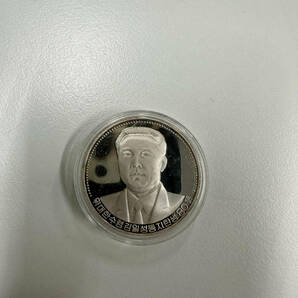 北朝鮮 銀貨 1992 金日成主席 誕生五十周年 超希少 レア 重量17.0g 50WON 999 純銀 コイン コレクター E65の画像1
