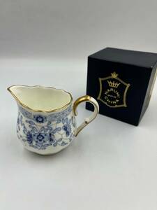 【未使用品】 NARUMI BONE CHINA ナルミ ボーンチャイナ AD クリーマー 9682 陶磁器 アンティーク 箱付き 長期保管品 E150-7