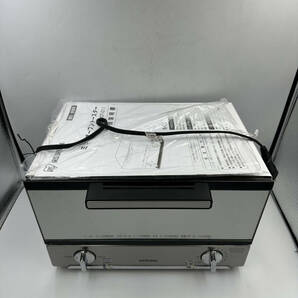 IRIS OHYAMA アイリスオーヤマ MOT-011 ミラーオーブントースター 2020年製 箱なし 説明書有 オシャレ 未使用品 現状品 E265の画像2