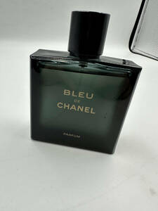 【中古】 残量ほぼ満タン♪　 CHANEL シャネル BLEU DE CHANEL ブルー ドゥ オードトワレ 100ml 香水 フレグランス 箱無　現状品　E382