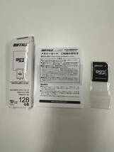 【未使用品】Buffalo バッファロー　micro SDXC メモリーカード UHS-I U1 V10 Class10　128GB　マイクロSD　　箱難あり　現状品　E434_画像1