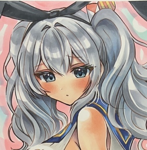 Art hand Auction Handgezeichnete Illustration Kantai Collection Kashima A4 [sortierter Artikel], Comics, Anime-Waren, handgezeichnete Illustration