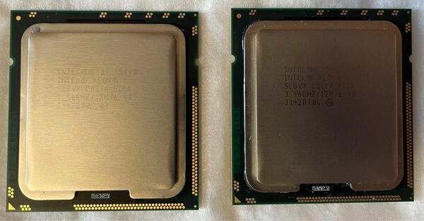 【美品】INTEL Xeon X5690 SLBVX2.4GHz 【同一ロット２個セット】