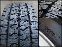 BRIDGETONE BLIZZAK VL10 195/80R15 107/105L + BRIDGESTONE DISH 4本セット ハイエース スタッドレス_画像8