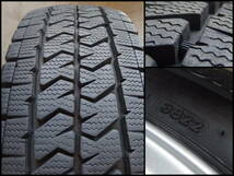 BRIDGETONE BLIZZAK VL10 195/80R15 107/105L + BRIDGESTONE DISH 4本セット ハイエース スタッドレス_画像6