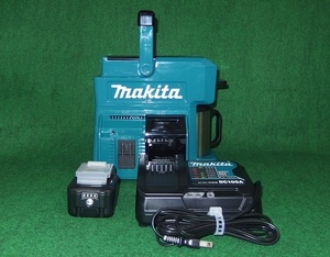 ①新品 マキタ CM501DZ+BL1040B+DC10SA 充電式コーヒーメーカー 青 10.8V-4.0Ahバッテリｘ1個+充電器付セット 青 新品