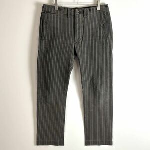 【希少】RRL BLACK STRIPE PANTS ストライプ