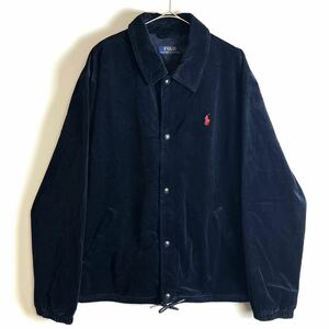 【極美品】POLO RALPH LAUREN コーデュロイ コーチジャケット 紺