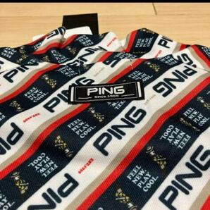 PING ピン ゴルフウェア モックネック シャツ サイズ 3L ポロシャツの画像7