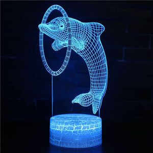 3D ライト　インテリア　イルカ